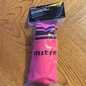 Mitre Kids Pink Athletic Socks with Shinguard